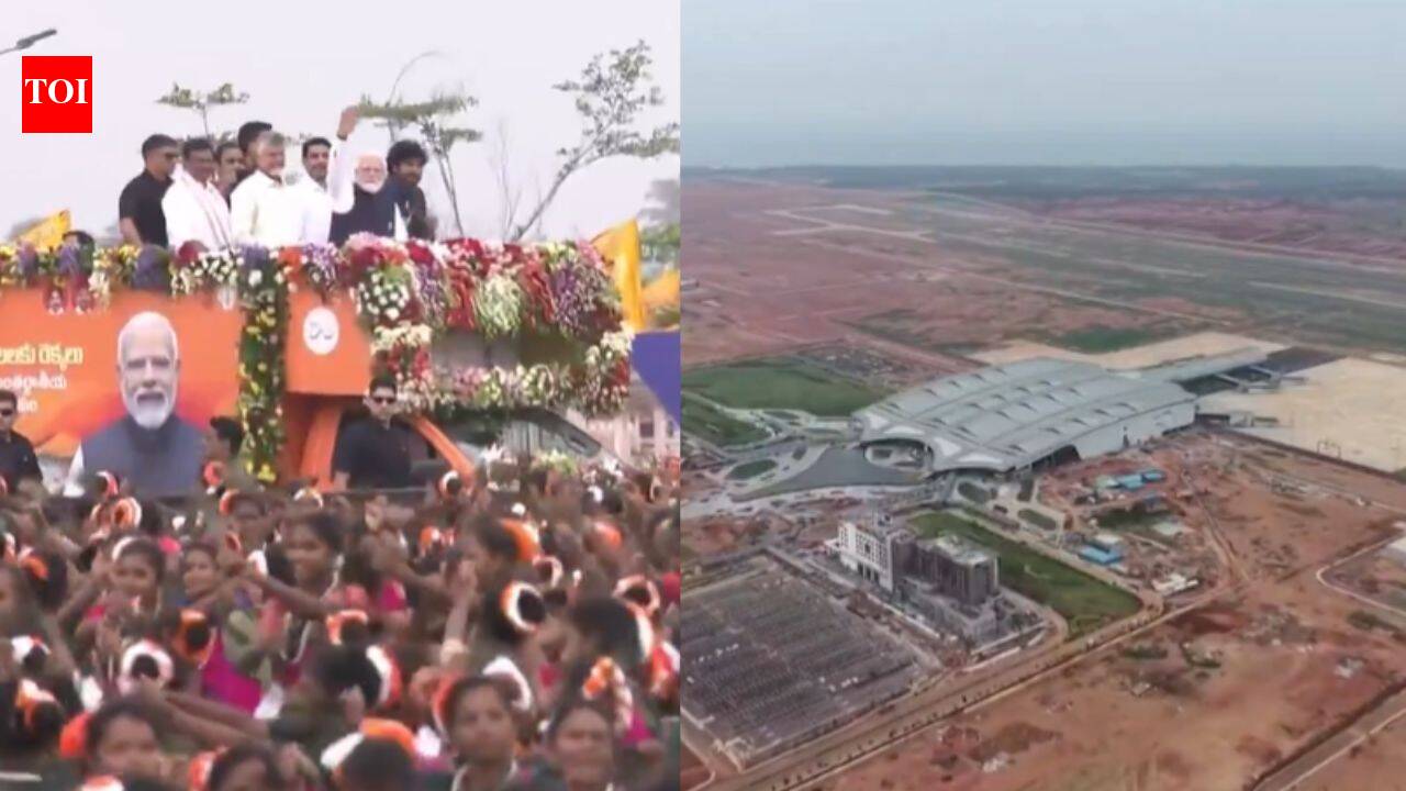 PM Modi inaugurates Rs 5,000 crore Bhogapuram Airport in Andhra Pradesh