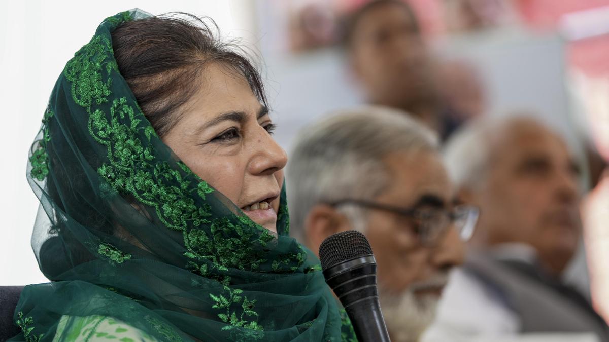 Kashmir’s special status looted the same way Ram Temple was by BJP: Mehbooba Mufti