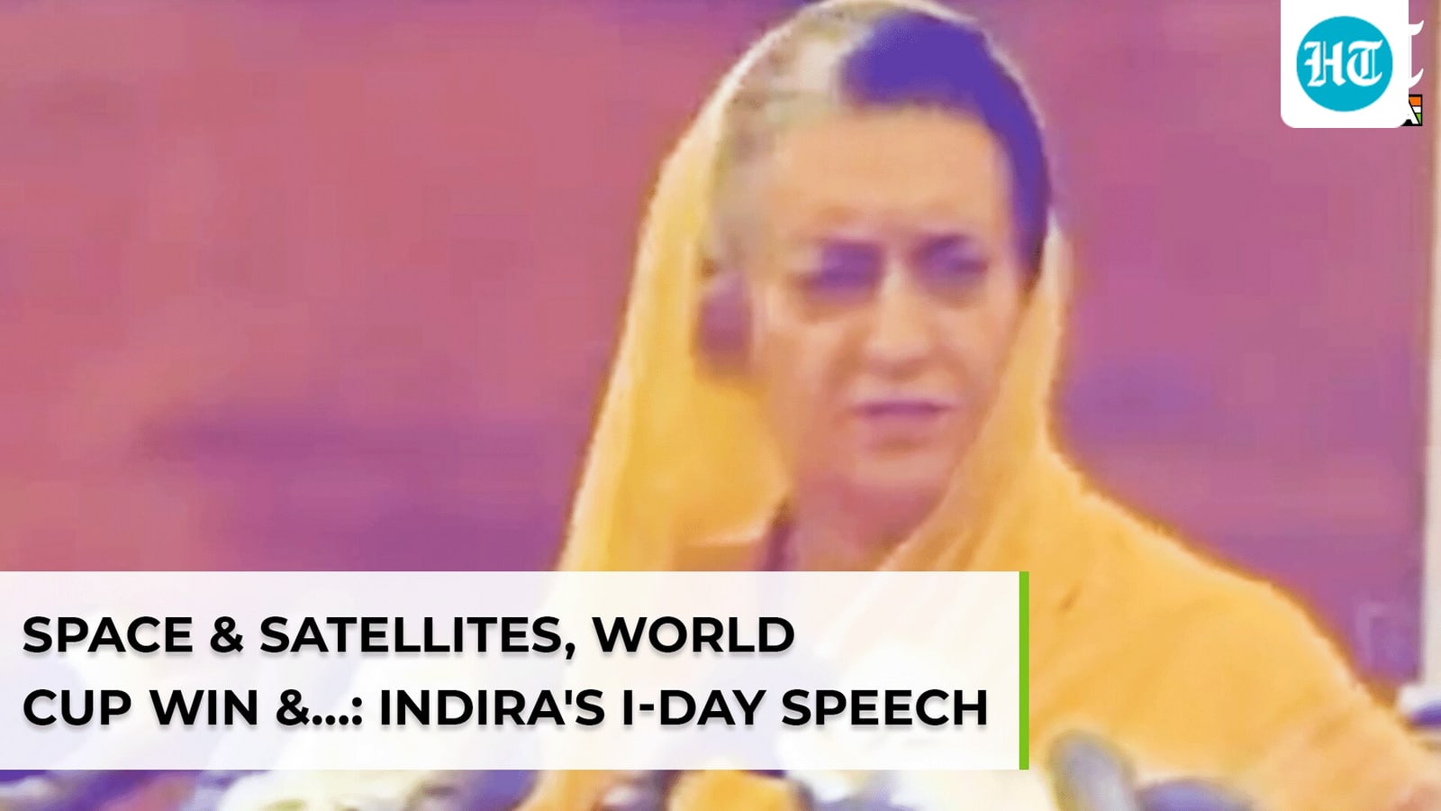 Space push, cricket World Cup, electricity in villages: Indira Gandhi's 1983 Independence Day speech