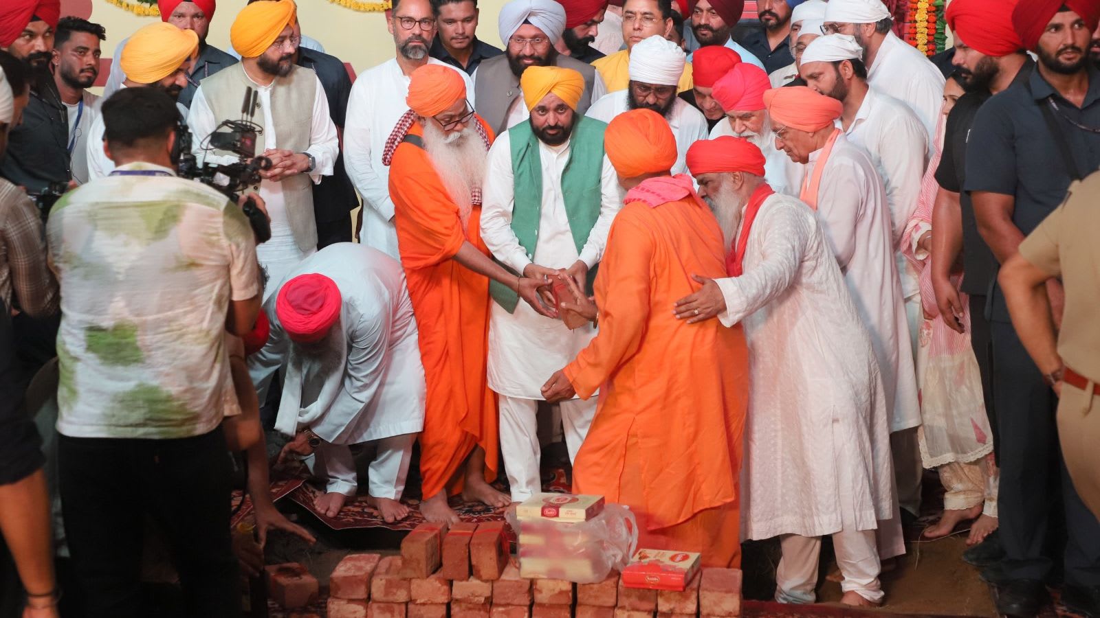‘Vote for me, I’ll open khazana again’: Punjab CM Mann’s political message from Dera Ballan