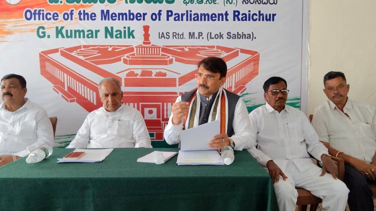 Centre undermining privacy, increasing economic burden on people, alleges Congress MP in Raichur district of North Karnataka