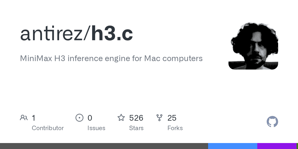 H3-metal – Native MiniMax-H3 inference for Apple Silicon