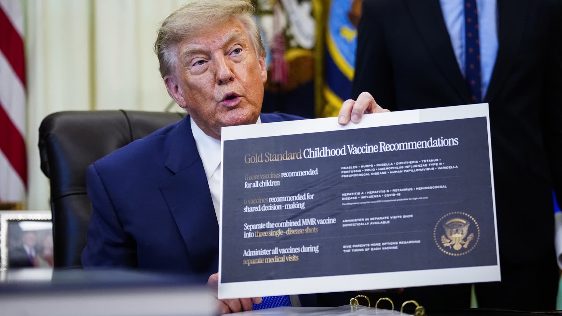 Trump wants to split the MMR vaccine. Experts say that's unlikely — and comes with consequences