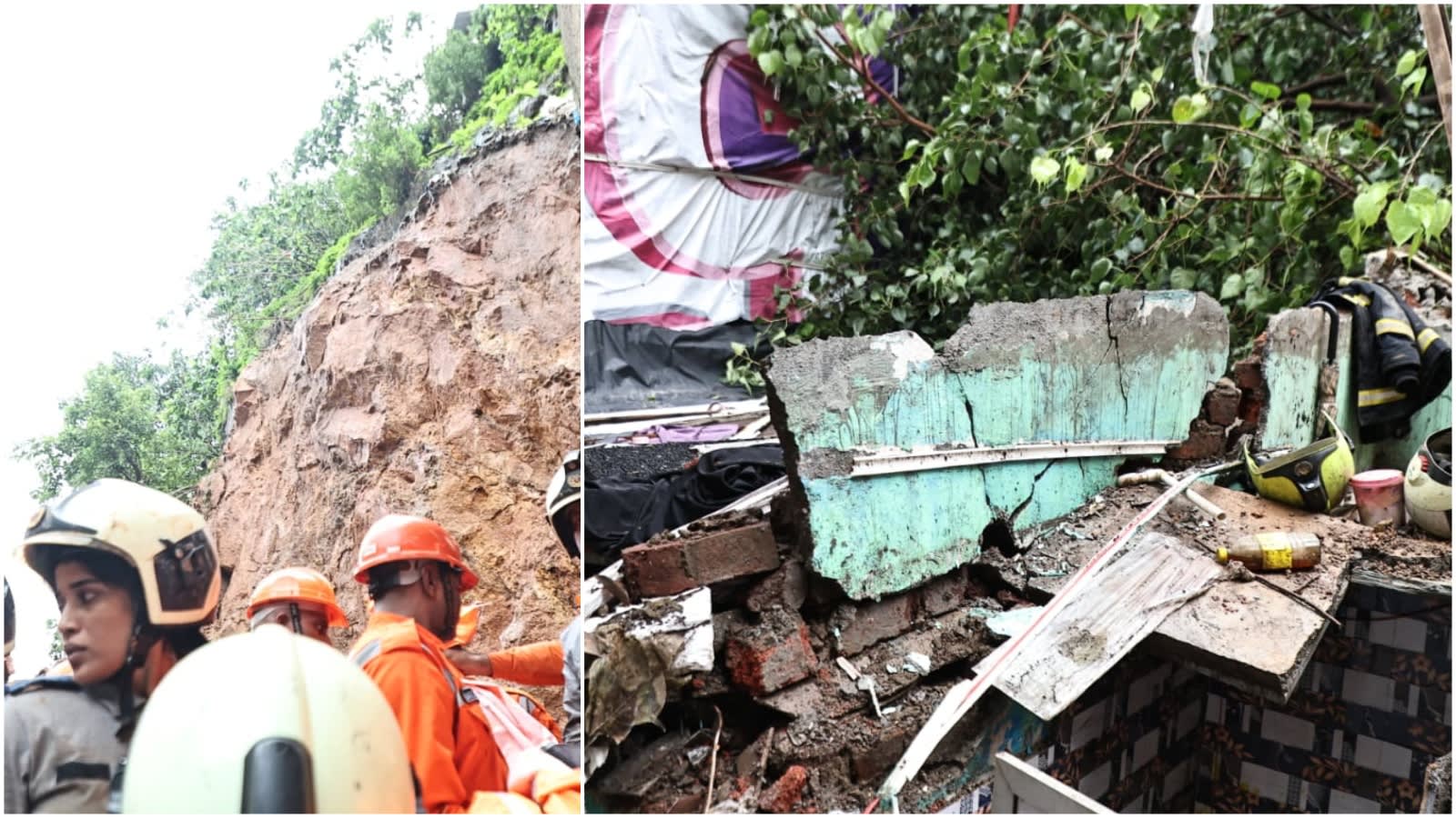 30 hours on, rescuers race against time to find man trapped under boulder after Mumbai landslide