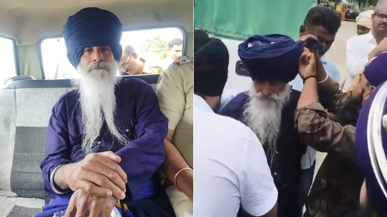 Turban Came Off, Re-Tied: Moment Sukhbir Badal's Attacker Was Arrested