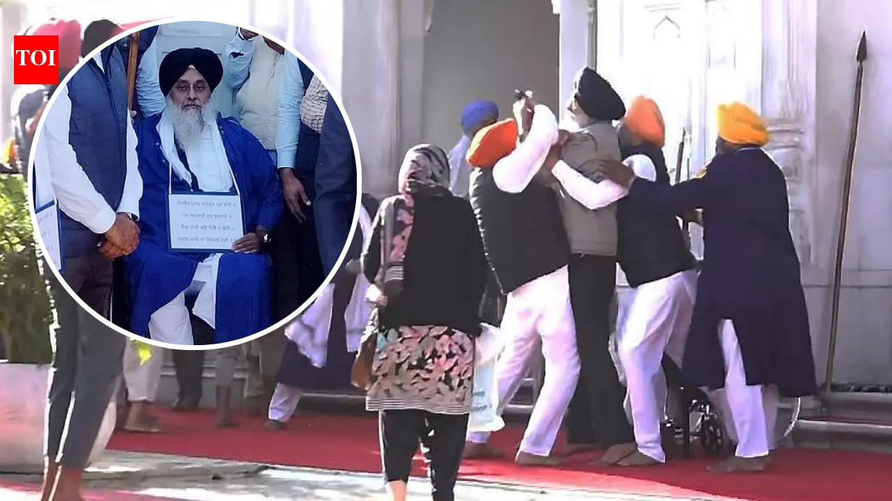 Watch: When gunman tried to assassinate Sukhbir Badal at Golden Temple in 2024