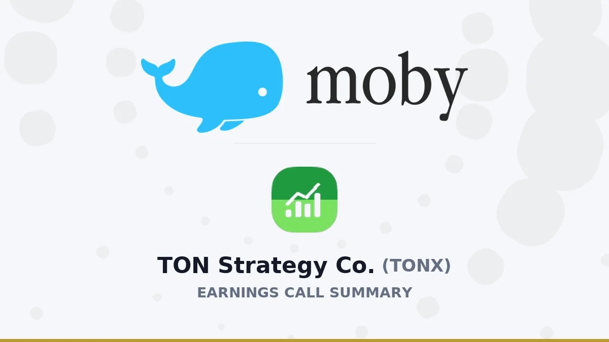 TON Strategy Co. Q2 2026 Earnings Call Summary