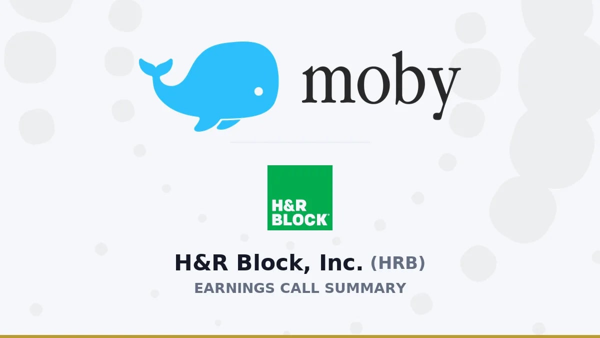 H&R Block, Inc. Q4 2026 Earnings Call Summary