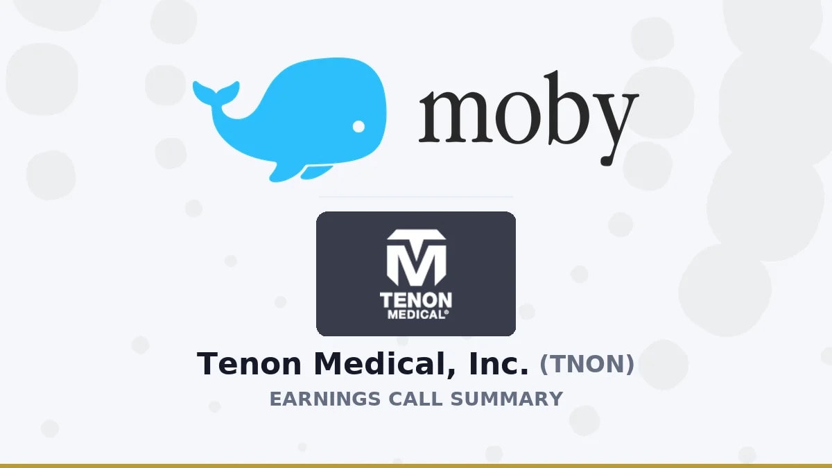 Tenon Medical, Inc. Q2 2026 Earnings Call Summary