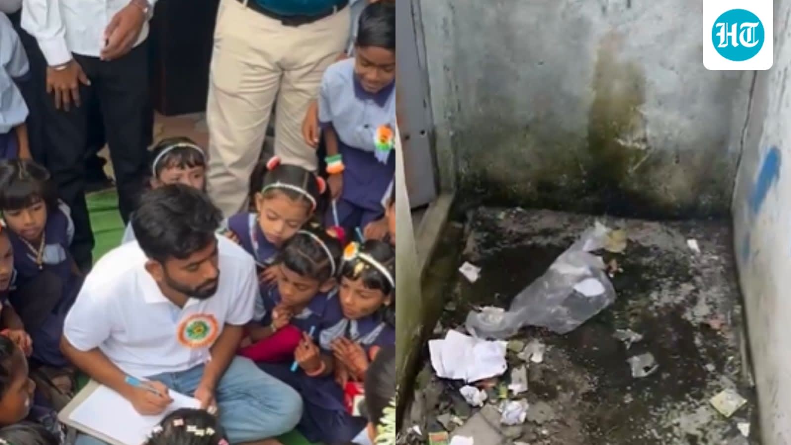 ‘How can any kid use this?’: Dipke flags dirty toilets at govt school in his native Maharashtra village