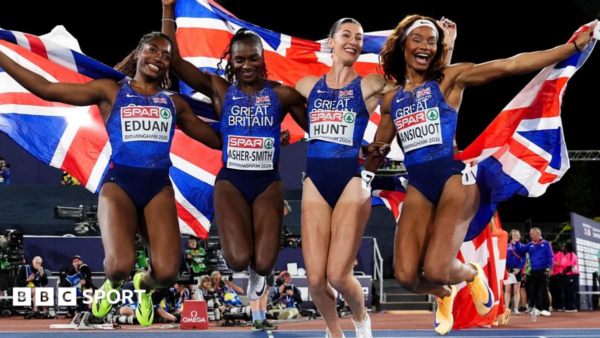 Hunt wins third gold as Asher-Smith makes history