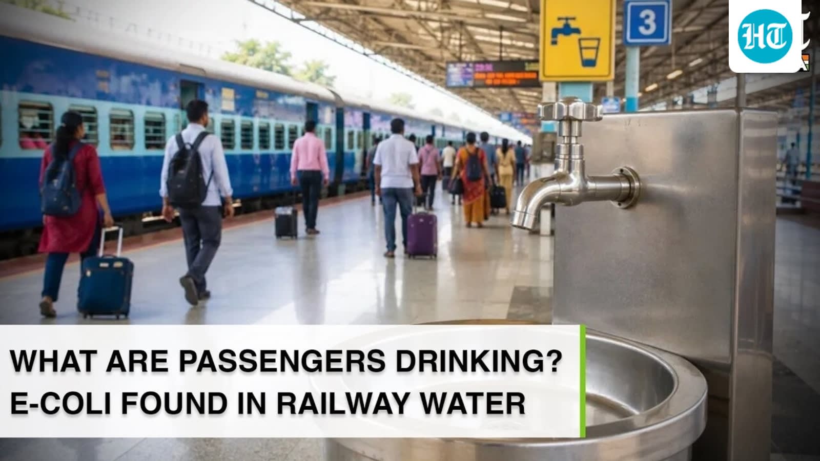 E. Coli in your water: CAG exposes shocking contamination at Delhi, Mumbai & major railway stations