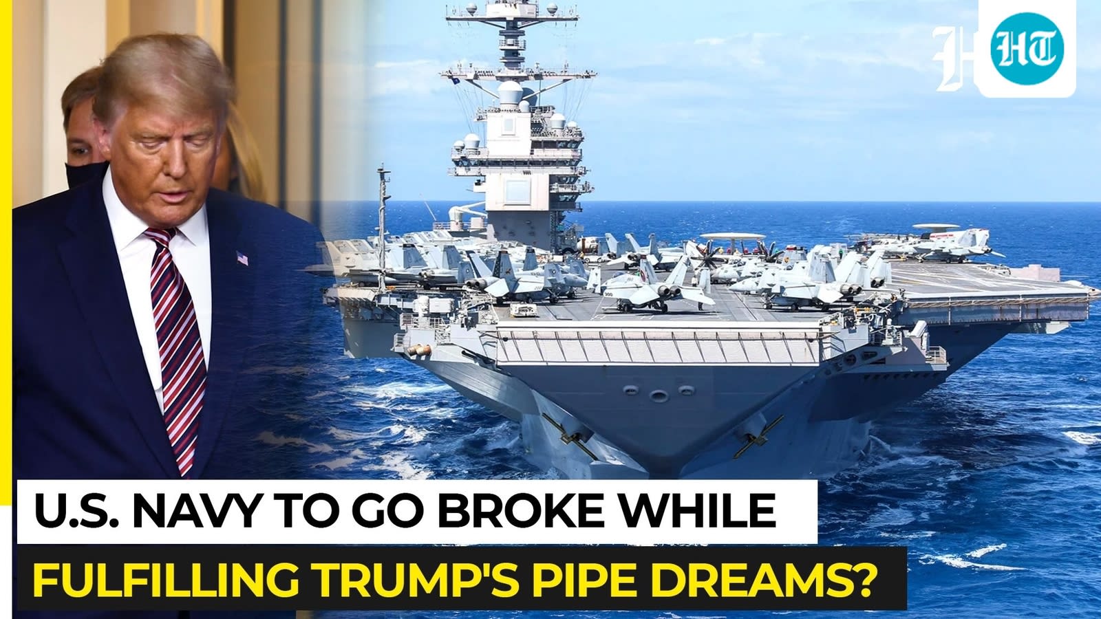 US navy to go broke while fulfilling Trump's aesthetic dreams? $22000000000 carriers to get new look