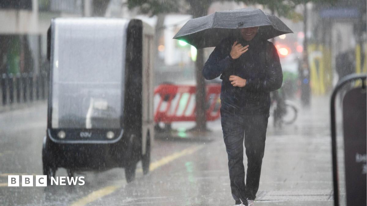 Thunderstorm warnings issued for parts of UK with flash flooding expected