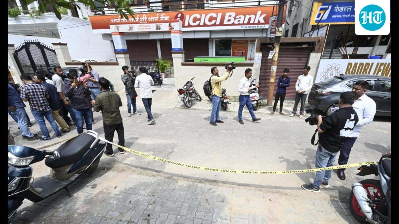 Man shoots wife outside bank, kills sister at home, ends life