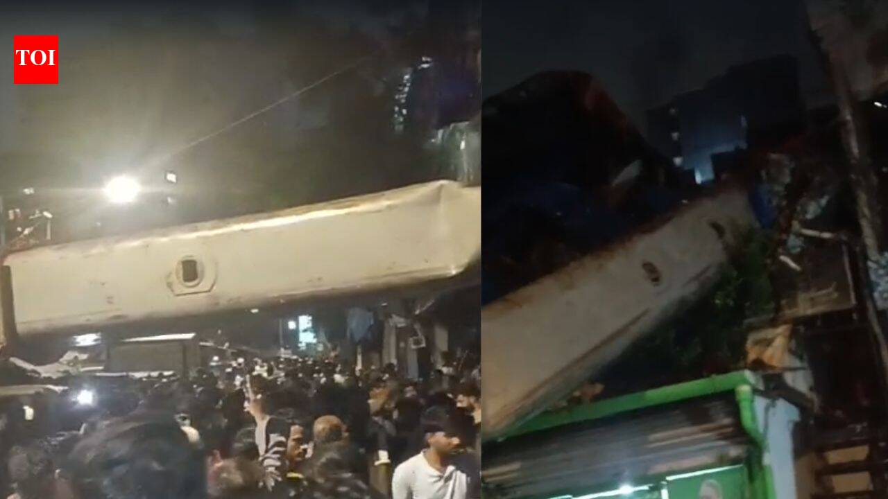 At least 10 injured after crane falls on railway OHE in Mumbai’s Kurla