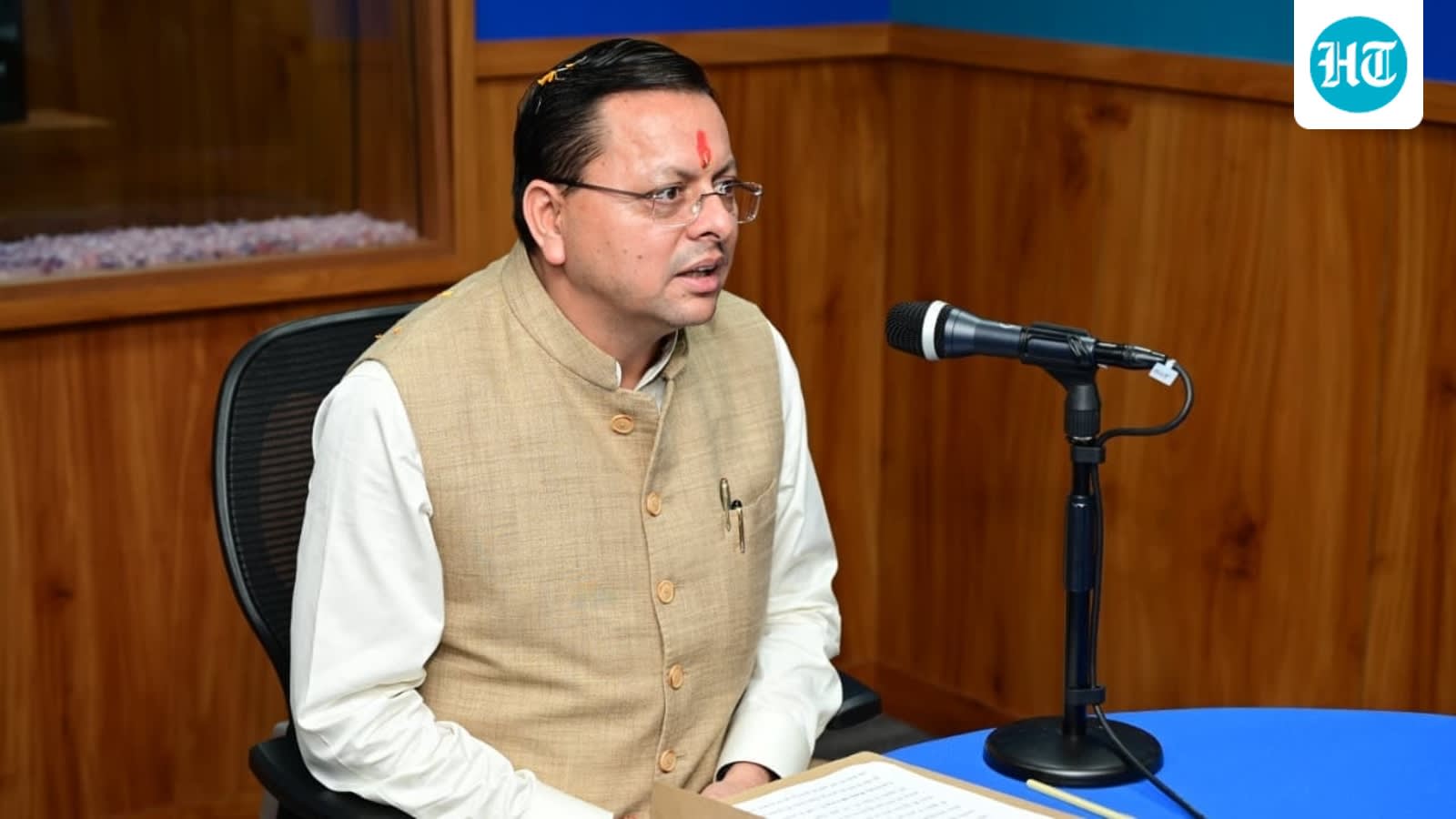 Uttarakhand CM Dhami criticises Congress decision on truncated rendition of Vande Mataram