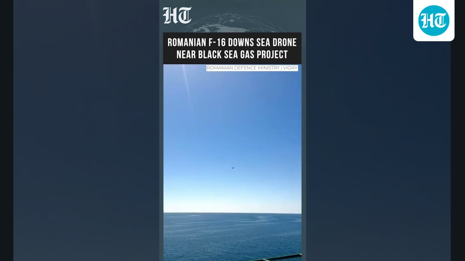Romanian F-16 Shoots Down Sea Drone Near Black Sea Gas Project Amid Rising Security Fears