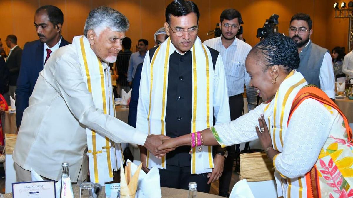 Naidu pitches Visakhapatnam as hub for BRICS sports network