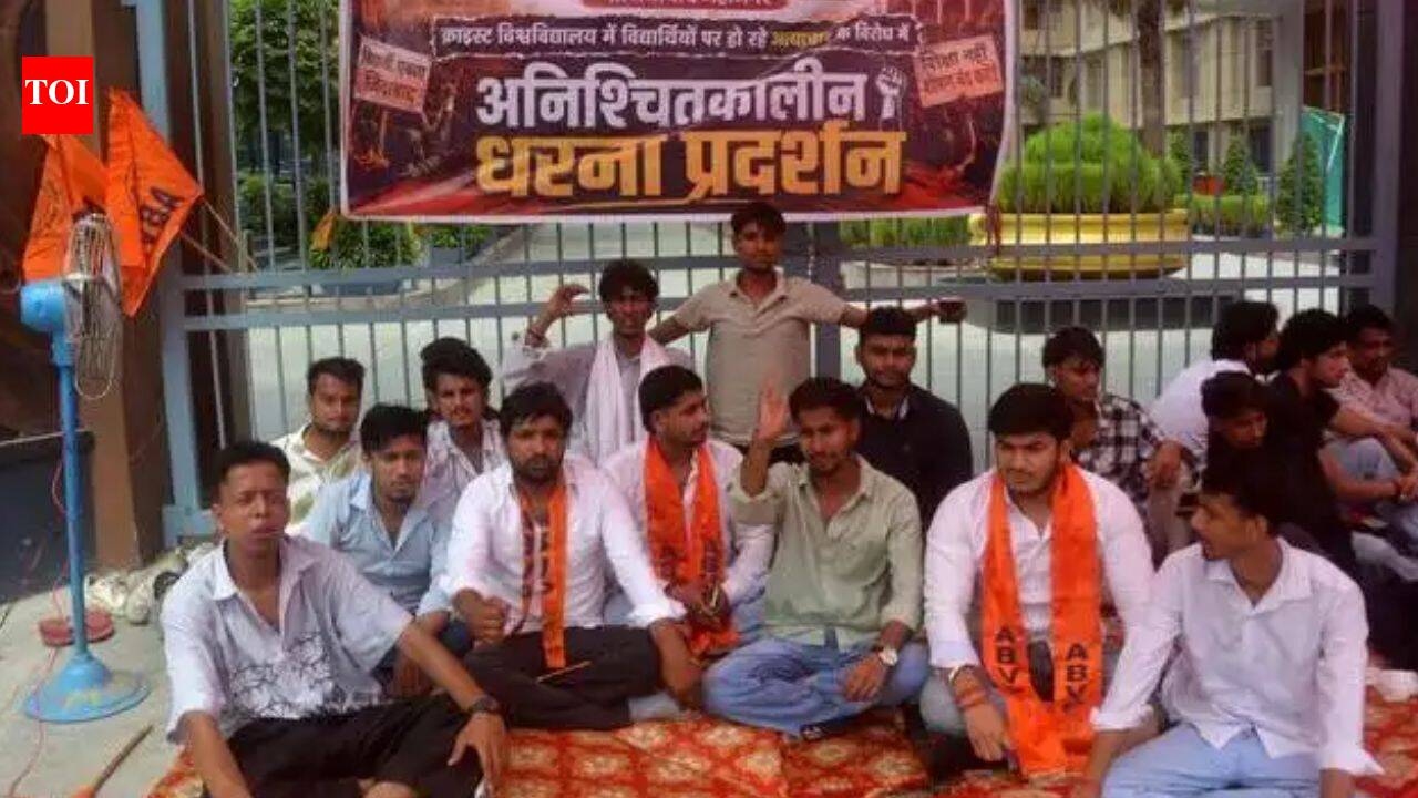 Christ University files complaint after ABVP gherao, alleges vandalism, assault on guards