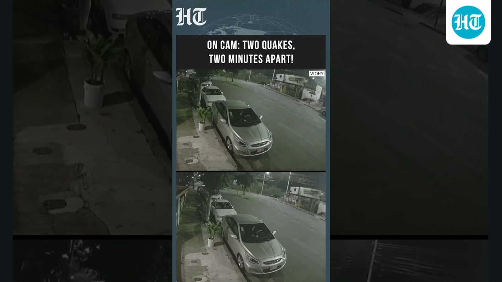 Two Quakes Rock Costa Rica Within Two Minutes, Security Footage Captures Tremor