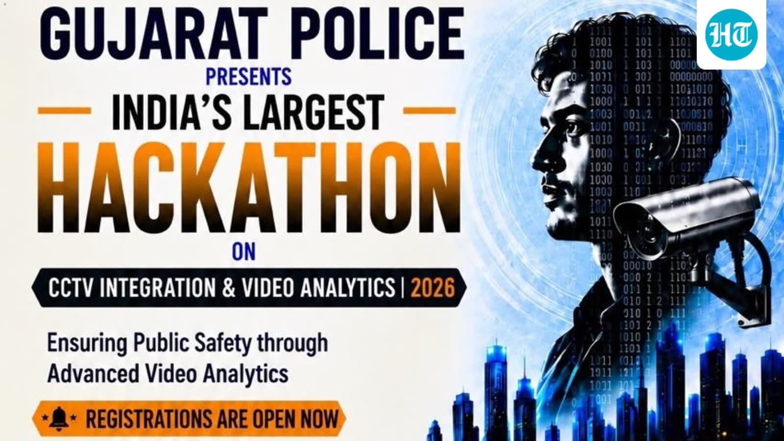 CCTV integration, AI for policing: Gujarat Police announce  ₹37-lakh hackathon