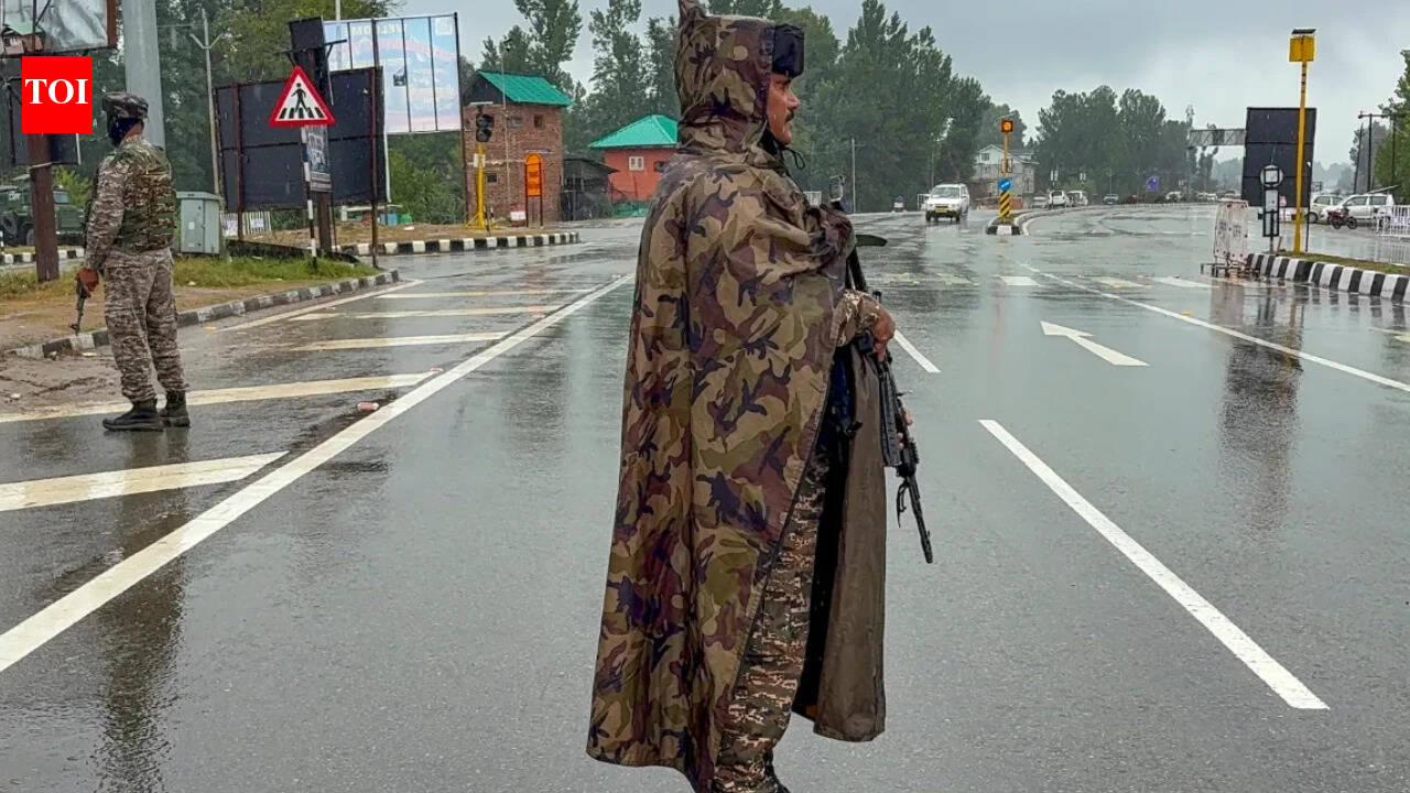 8 terror suspects held in Kashmir; arms-ammo, posters seized