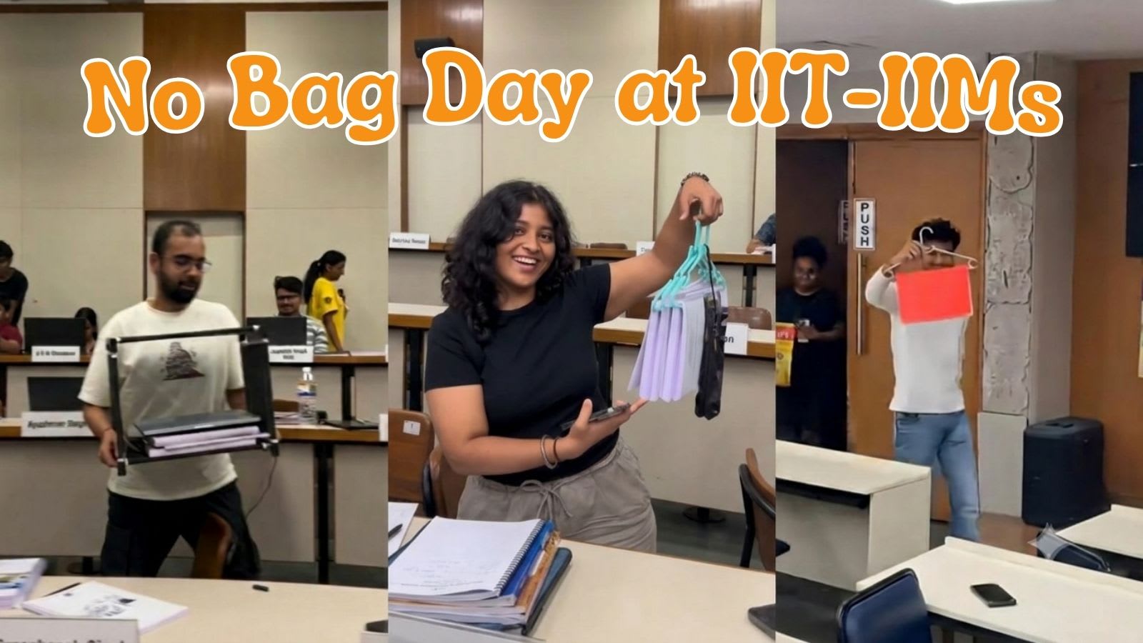 From buckets to pressure cookers: Why ‘No-Bag Day’ is becoming a campus trend at IITs, IIMs