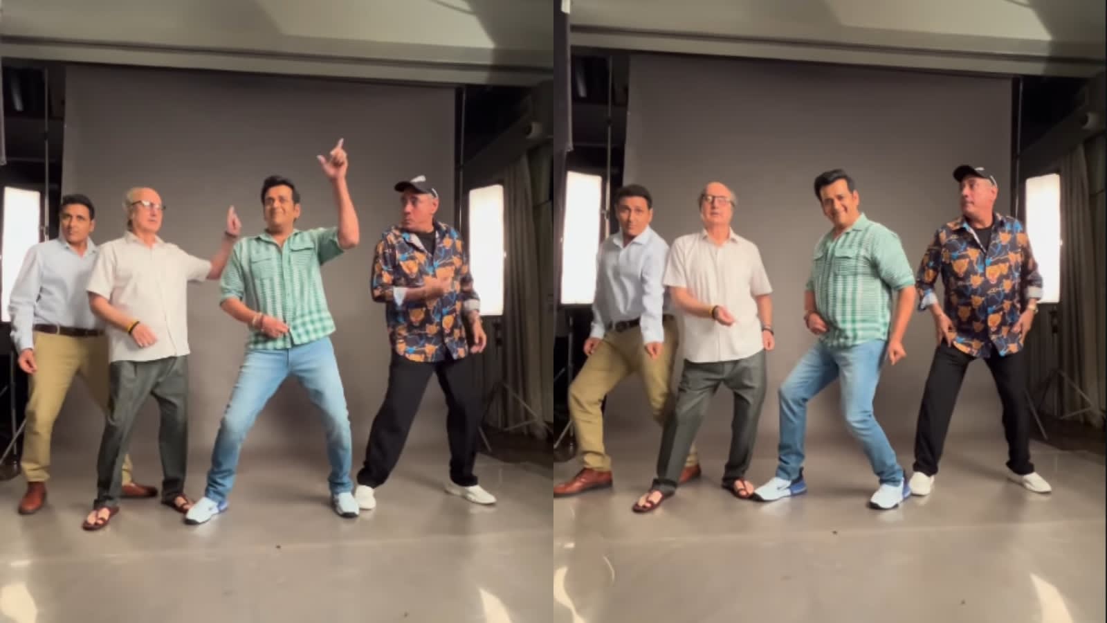 ‘Ma Bratharr’: Ravi Kishan gets Anupam Kher, Boman Irani to recreate his viral dance