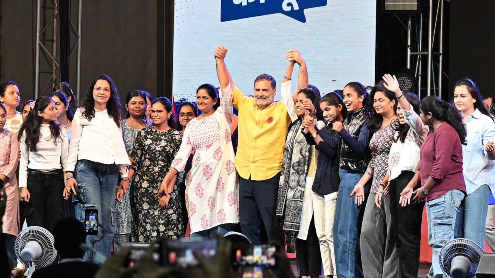 Why I went on stage with Rahul Gandhi
