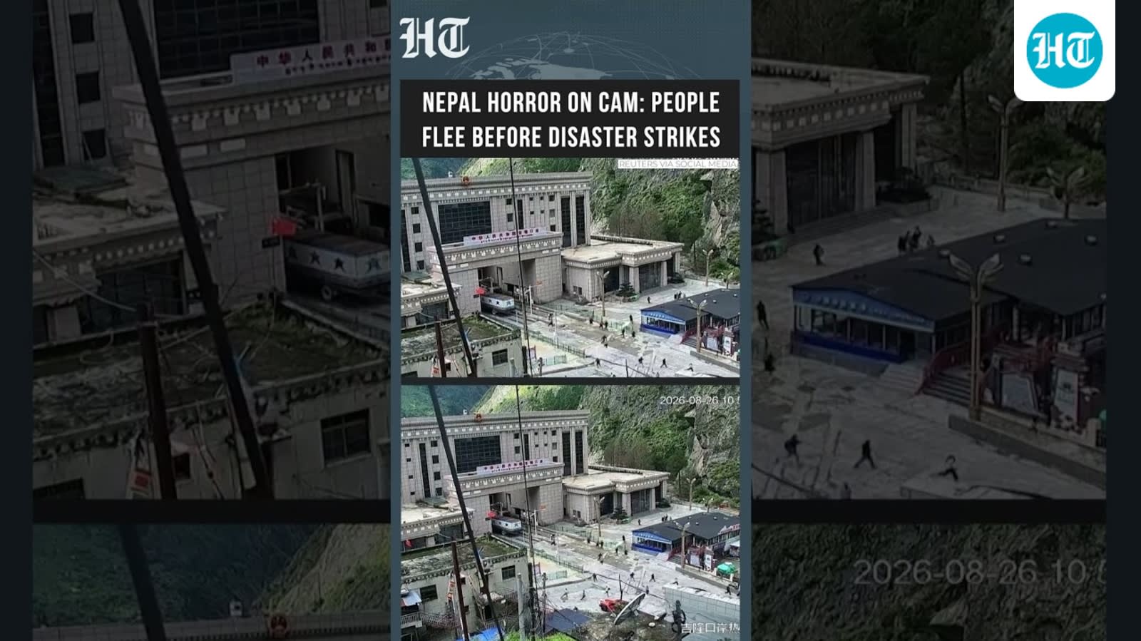 Nepal Horror Caught On Cam: People Seen Fleeing Moments Before Disaster Struck