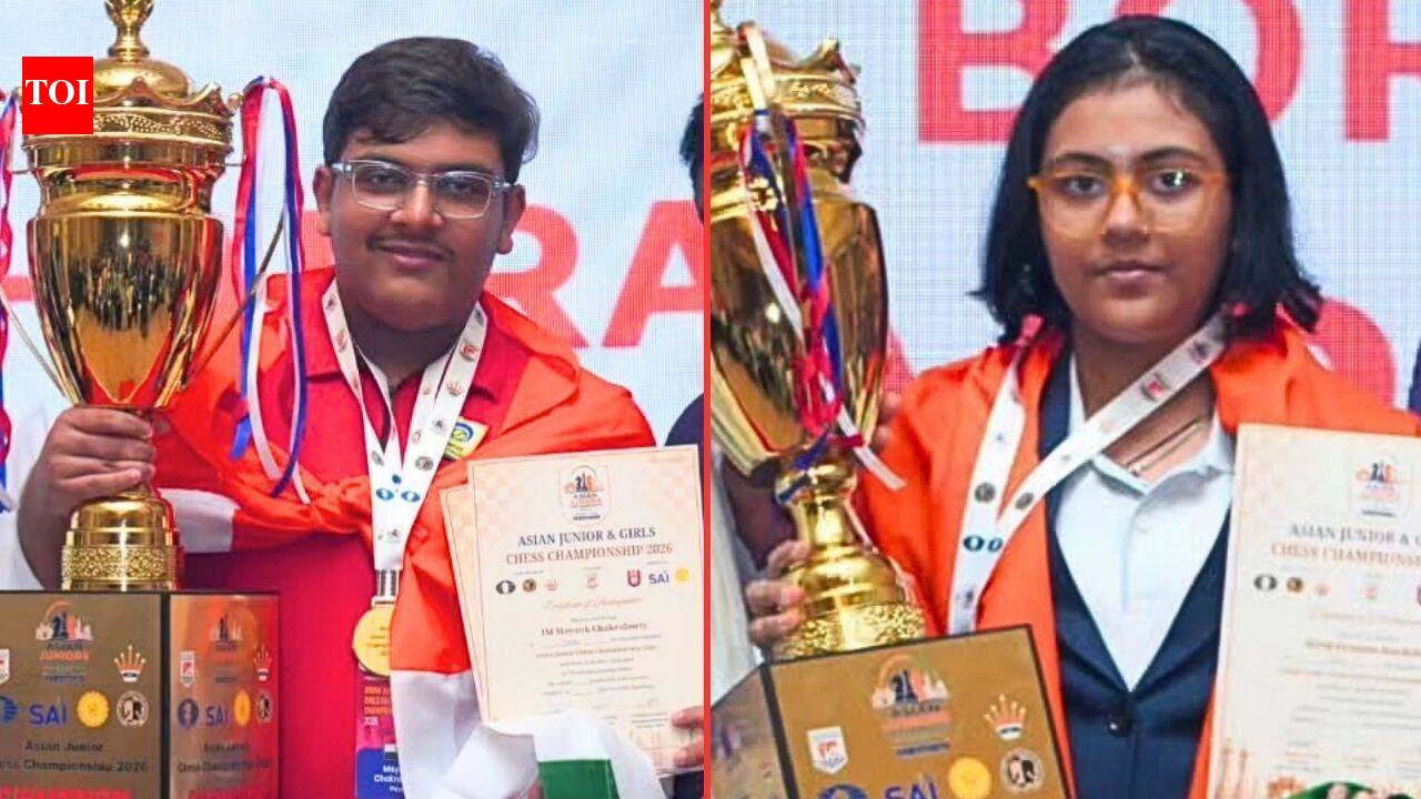 Northeast's first GM, 17-yo Mayank and pupil Pratitee become Asia's chess champions