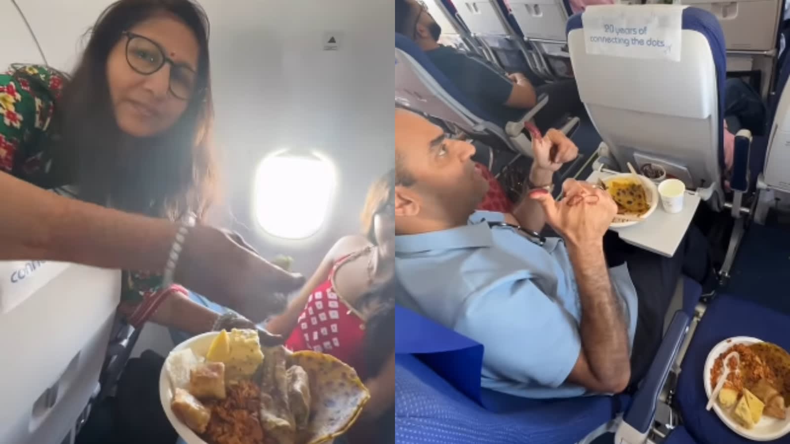 Indian family brings theplas, dhoklas, on IndiGo flight, turns cabin into ‘wedding buffet’