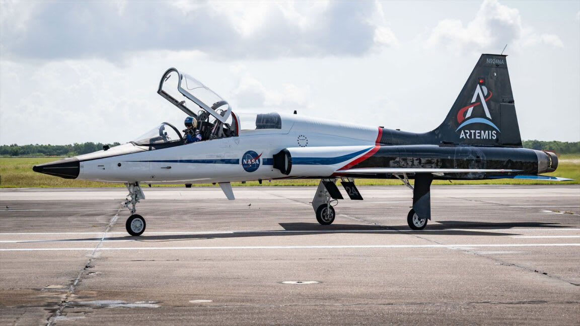 The iconic T-38 jets flown by astronauts just got a spiffy new look