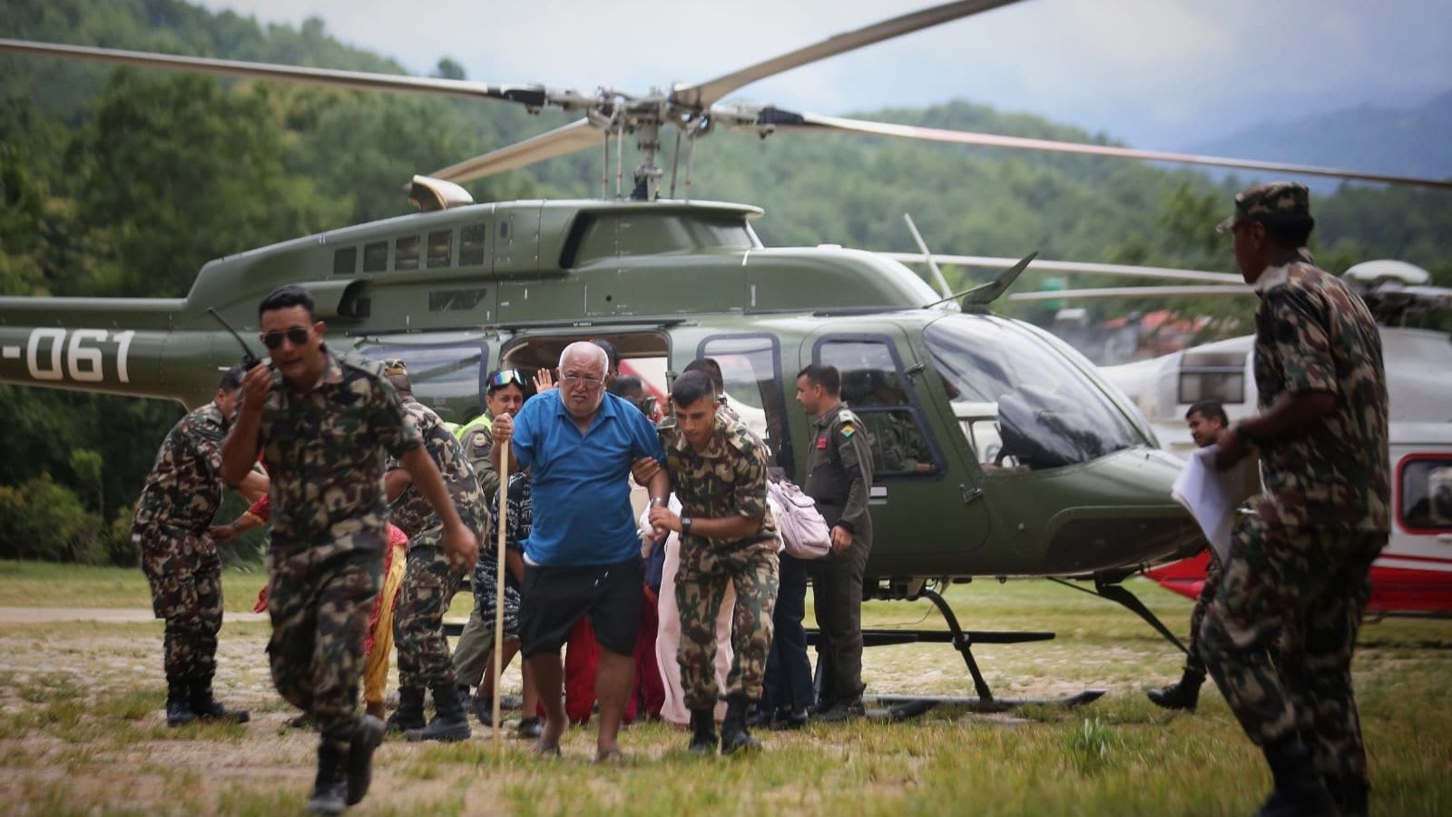 Express in Nepal: At search and rescue hub, helicopters, stench of death