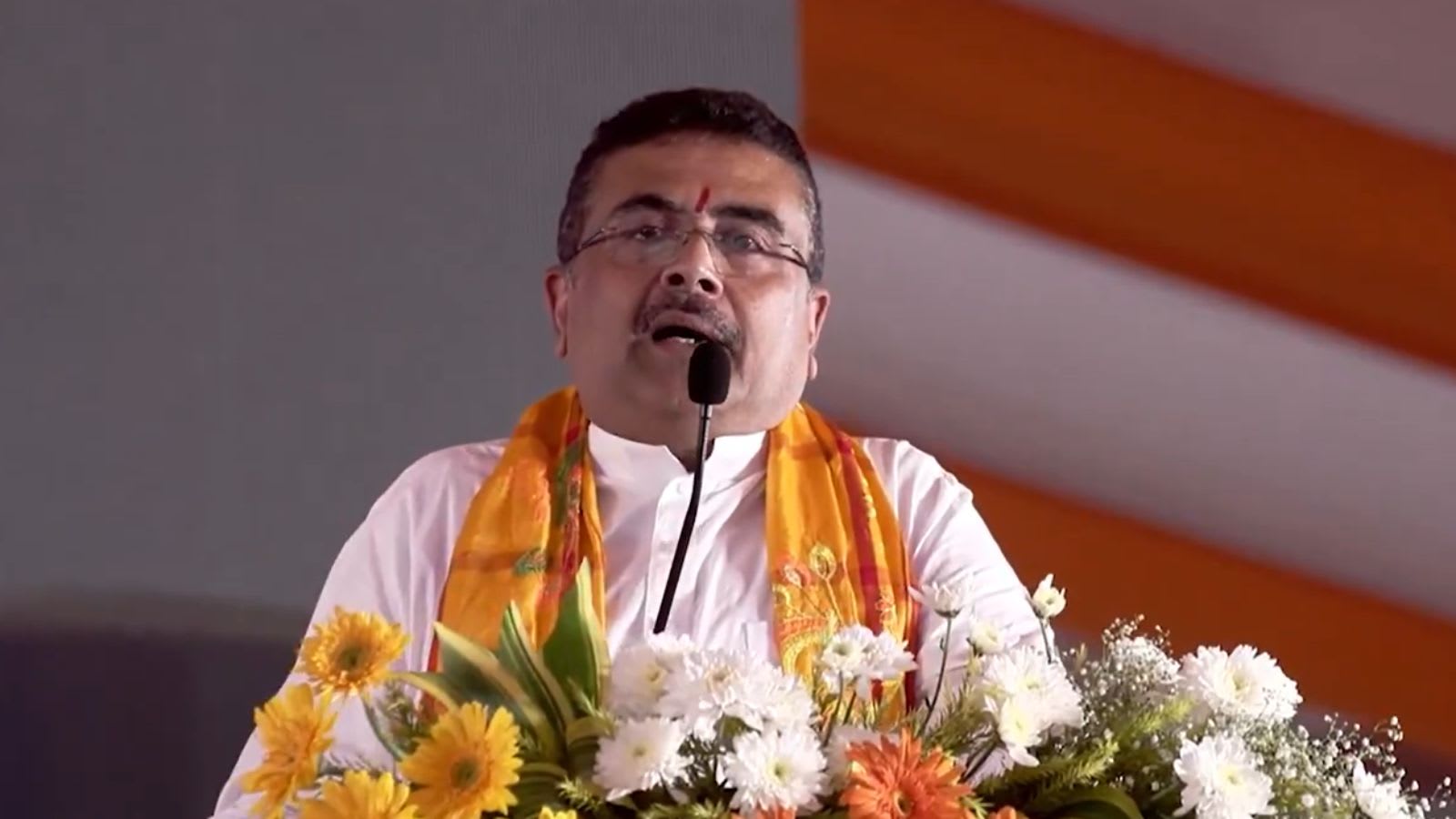 ‘Time to end threat culture at JU’: Suvendu Adhikari at Vande Mataram event