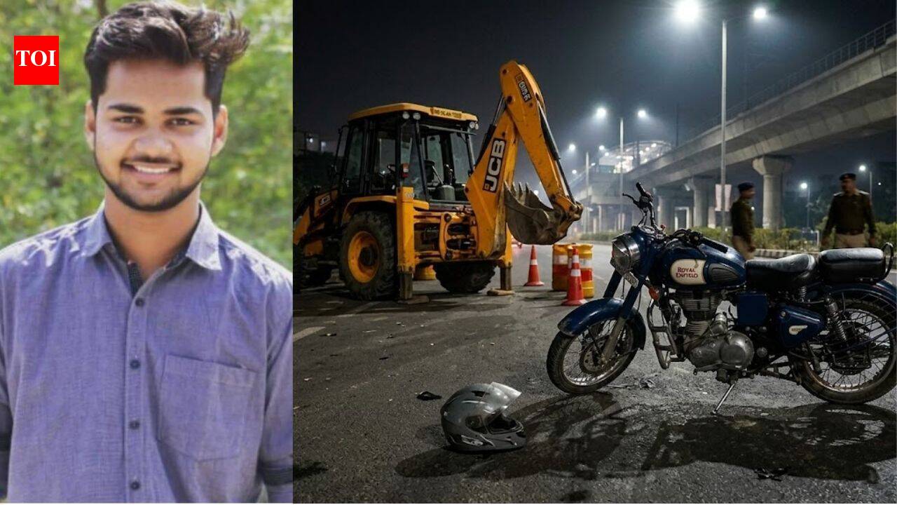 TCS techie on way home dies after reversing JCB rams his bike in Gurgaon