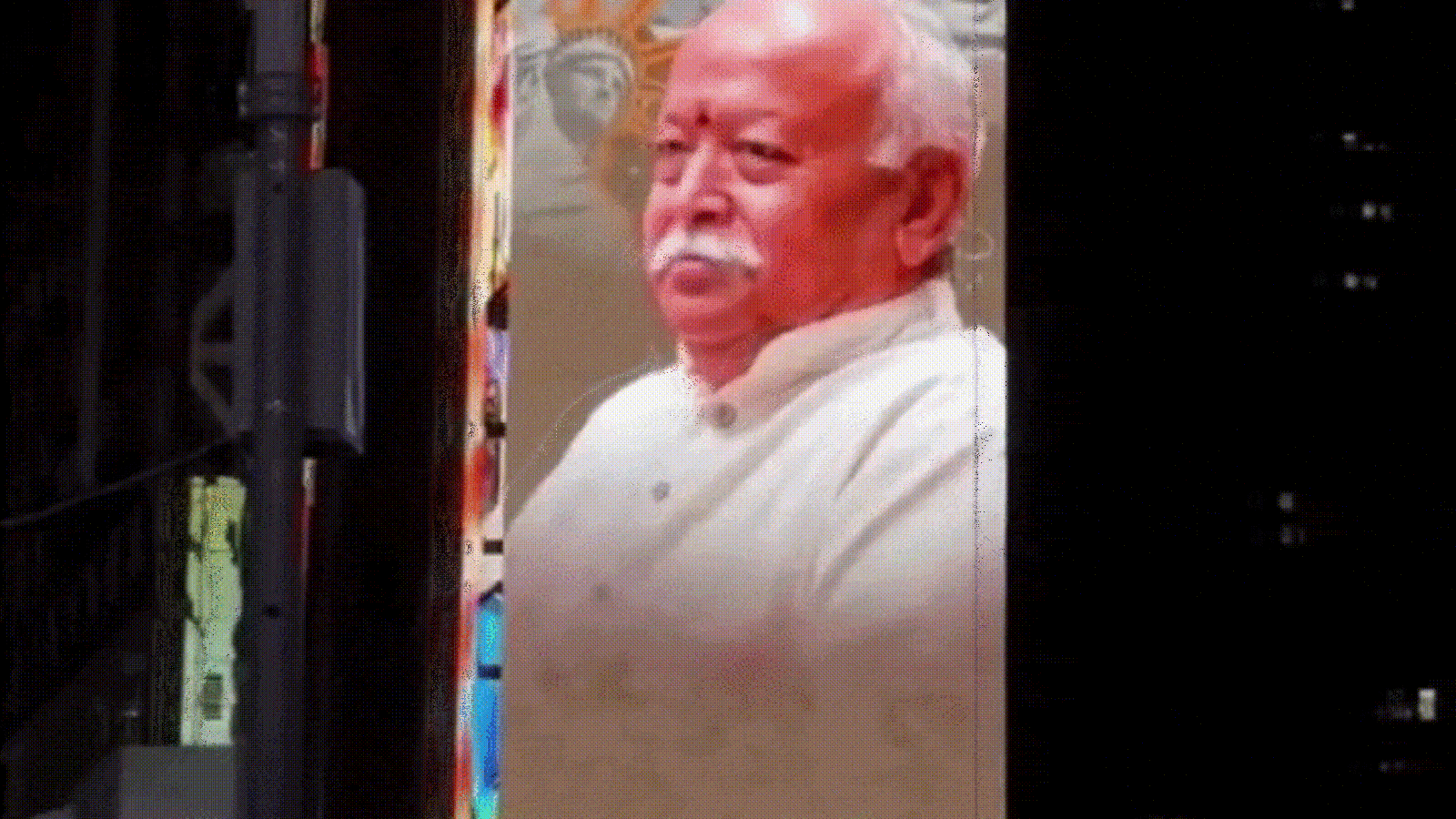 Mohan Bhagwat billboard appears in Times Square ahead of RSS chief’s New York event