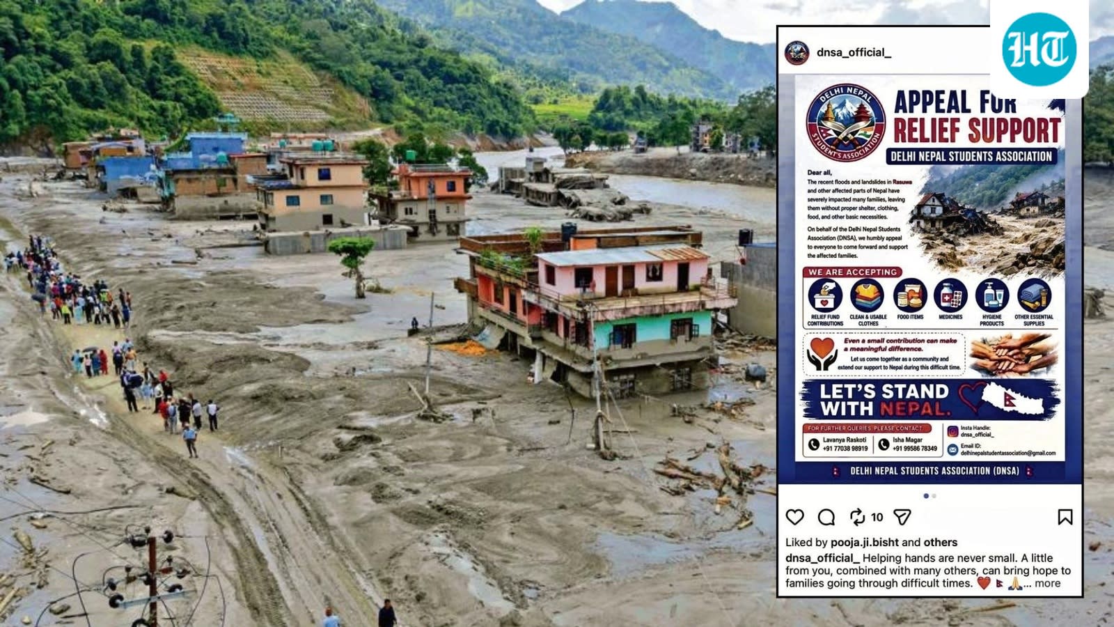 Nepal Flash Floods: DU students step up to support peers