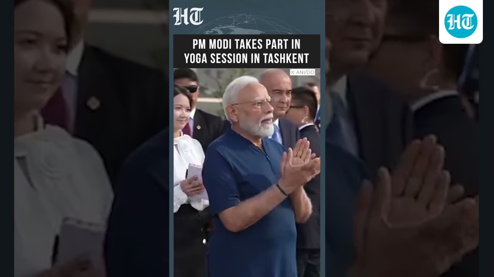 Tashkent: PM Modi Takes Part in Yoga Programme Organised by Yoga Federation