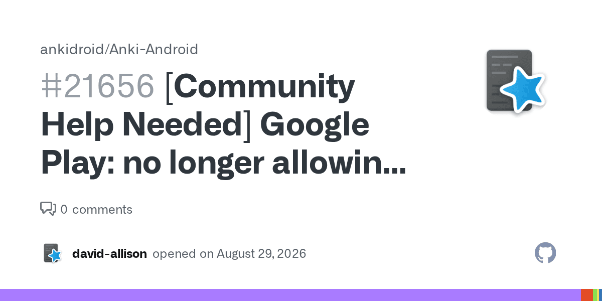 AnkiDroid: Google Play no longer allowing Open Collective donation link