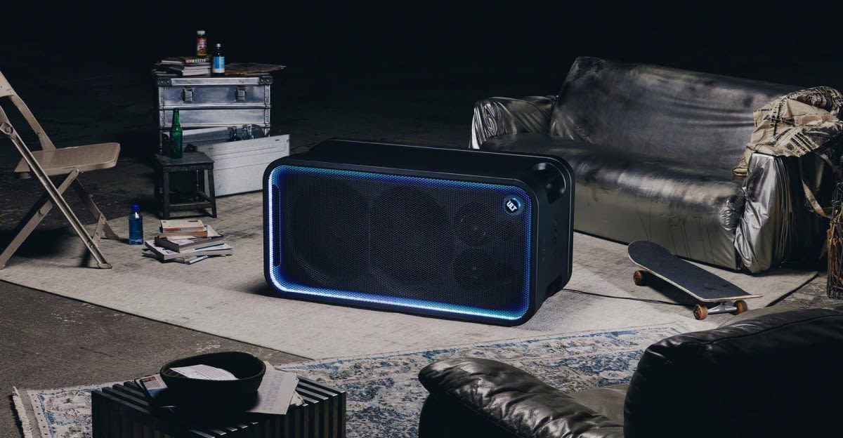 Sony’s new party speakers have more bass, more LEDs, and more connectivity