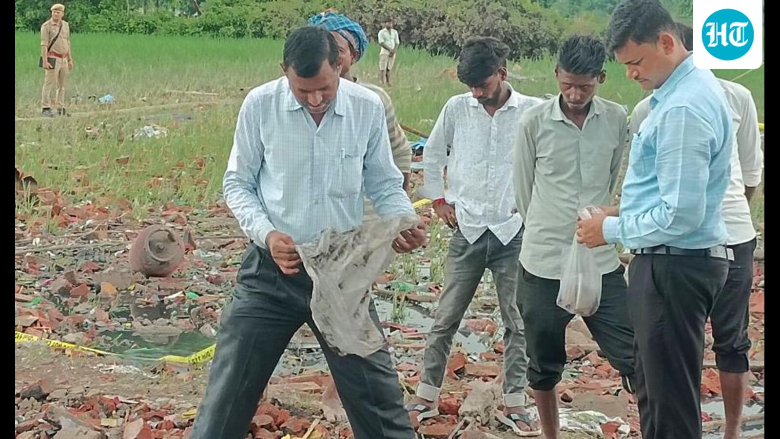 Kaushambi blast toll 13, cracker unit owner among 3 held; 7 cops suspended