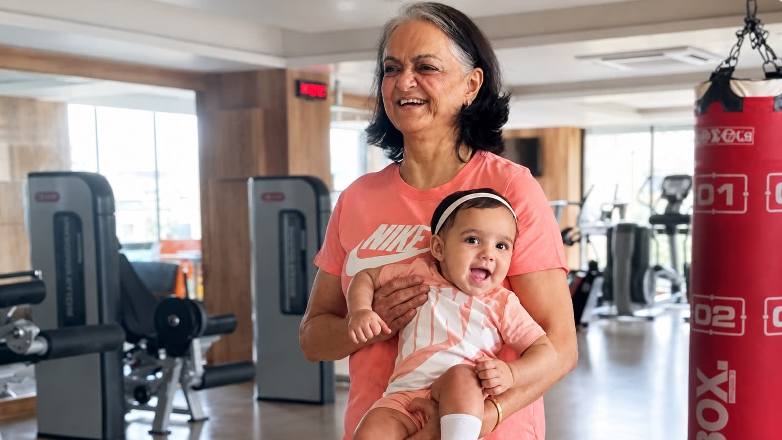 66 and strong: Grandmother’s workout with her granddaughter is a lesson in ageing strong