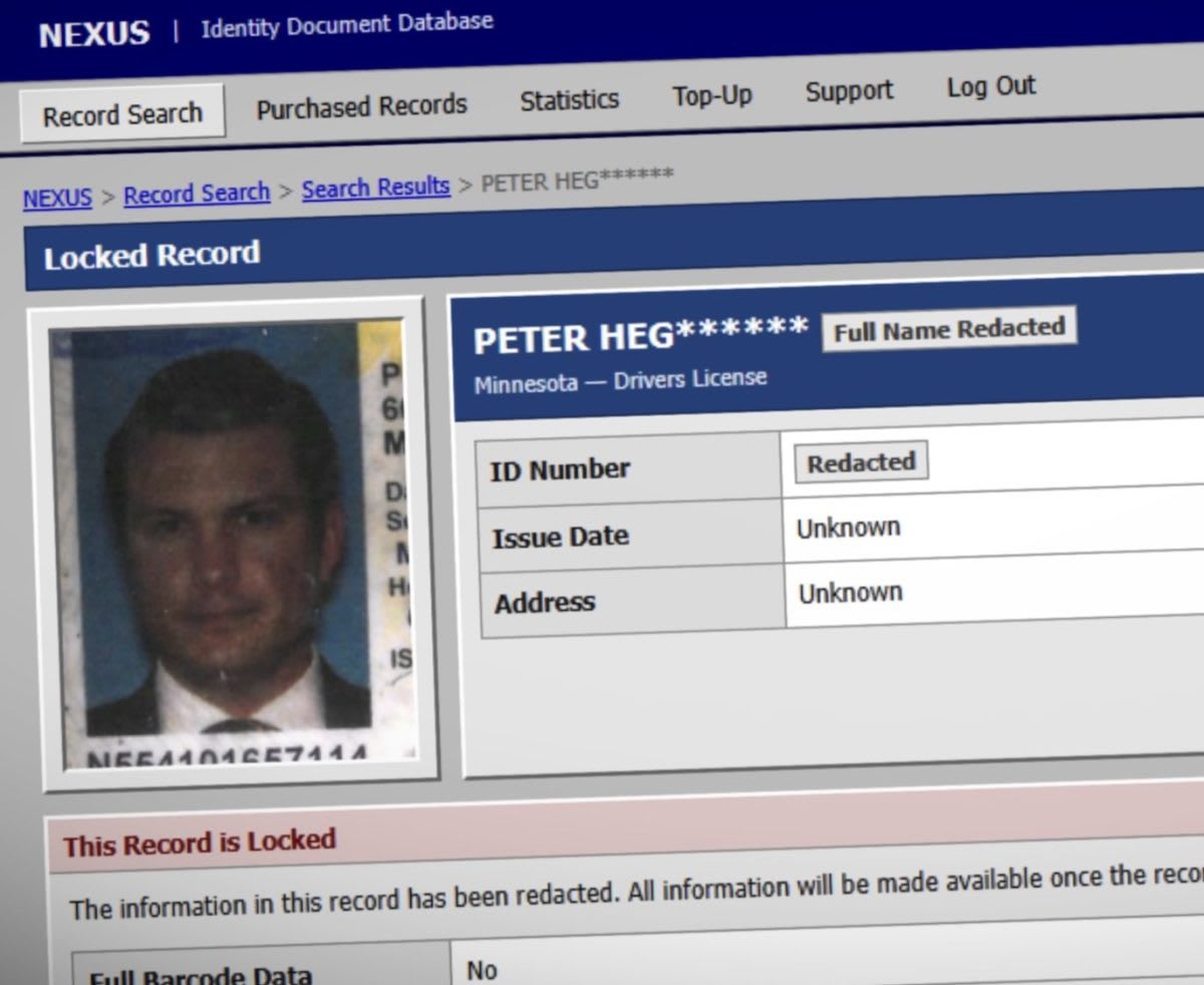 It sure looks like hackers breached a major ID card verification service
