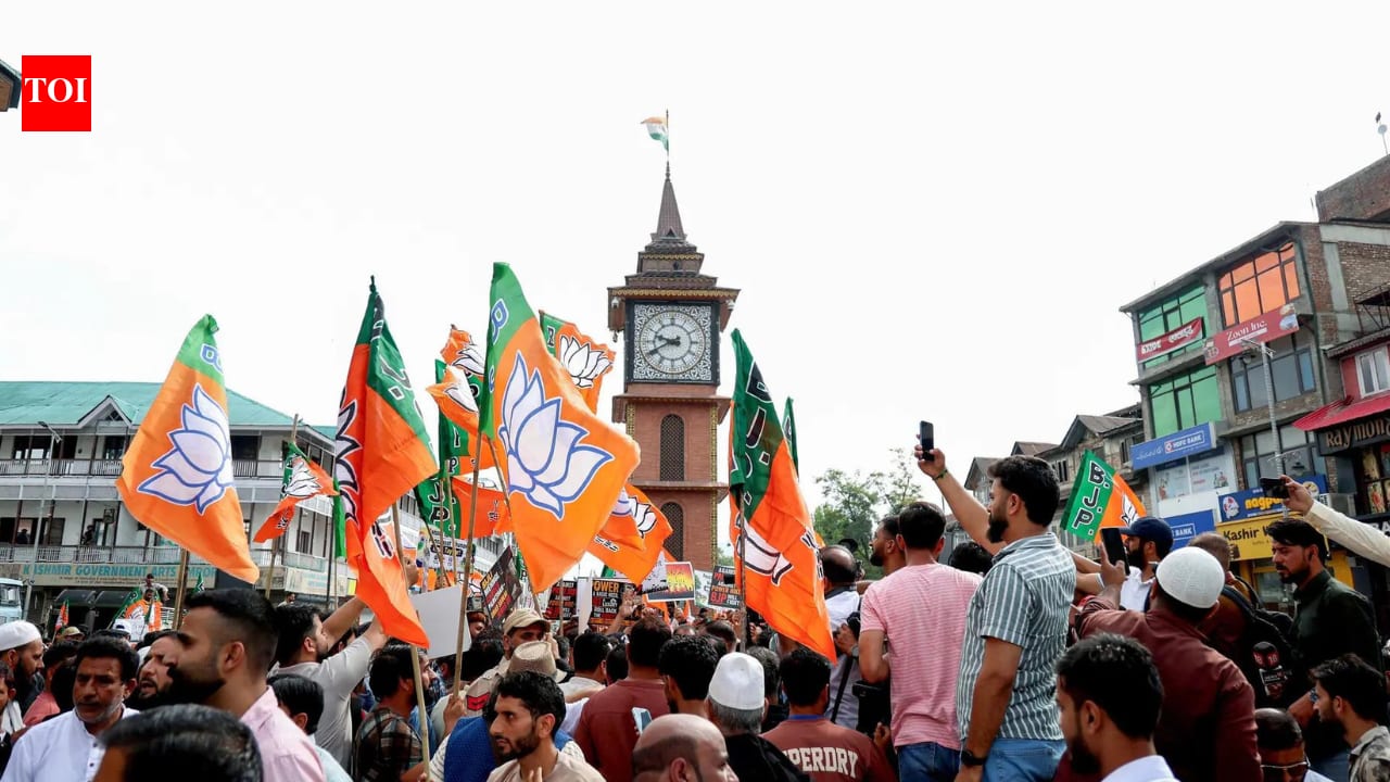 BJP, NC march against each other in Srinagar; CM alleges police bias