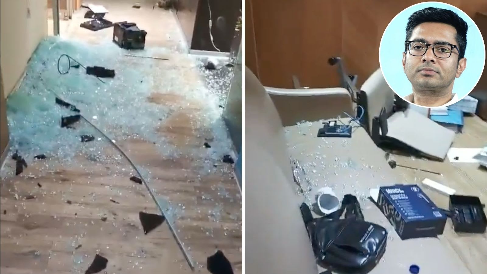 TMC office ransacked, Abhishek Banerjee questions BJP leaders, demands action