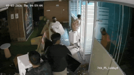 Watch: Masked men carry TVs, printer out of Kolkata TMC office after vandalism claim