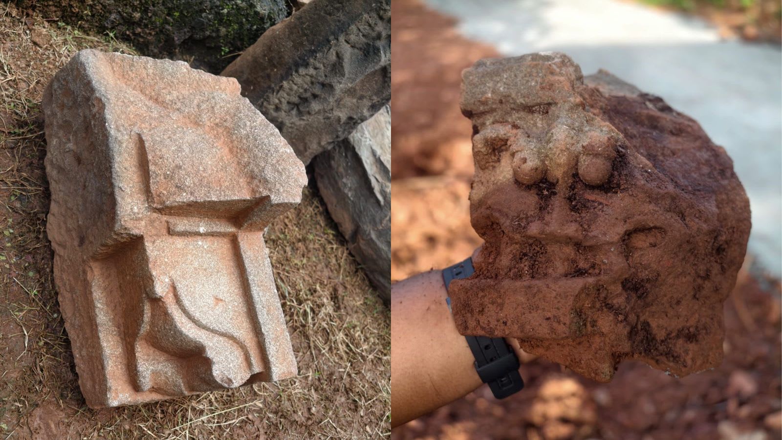 Temple restoration work on Goa island unearths relics from 14th to 16th century