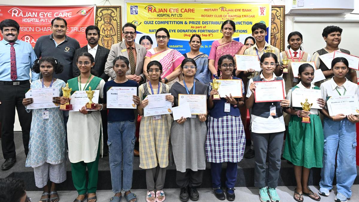 7th edition of quiz on eyes held